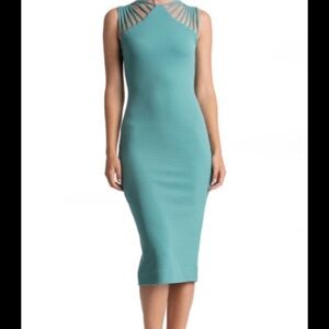 Dress the Population size small Gwen midi sexy bodycon fit excellent condition